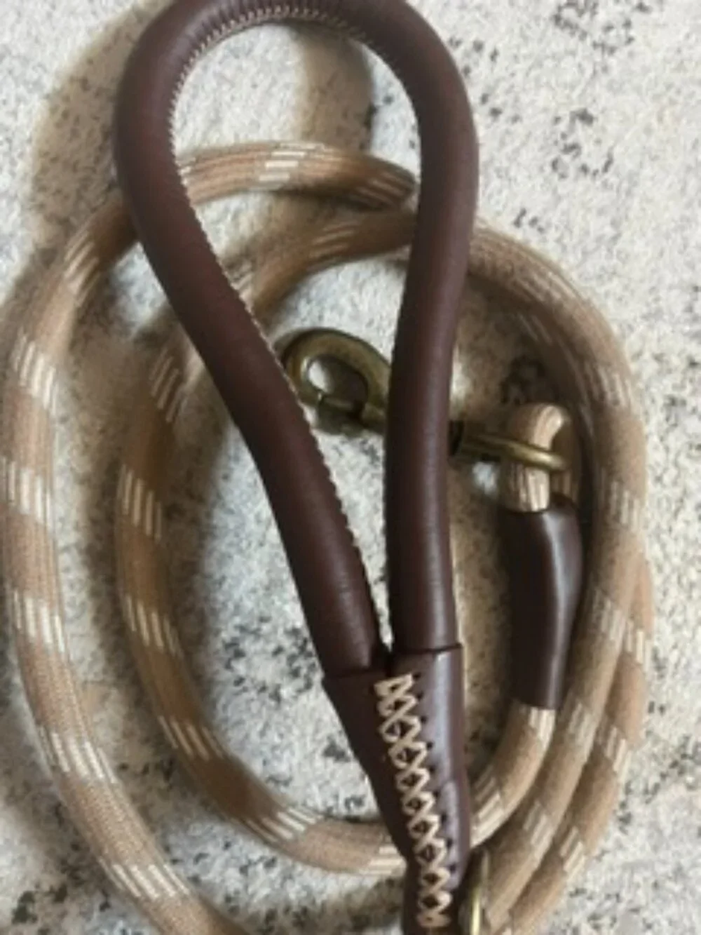 Reddy Tan Rope Dog Leash 6 ft